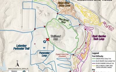 Salisbury Community Park Map